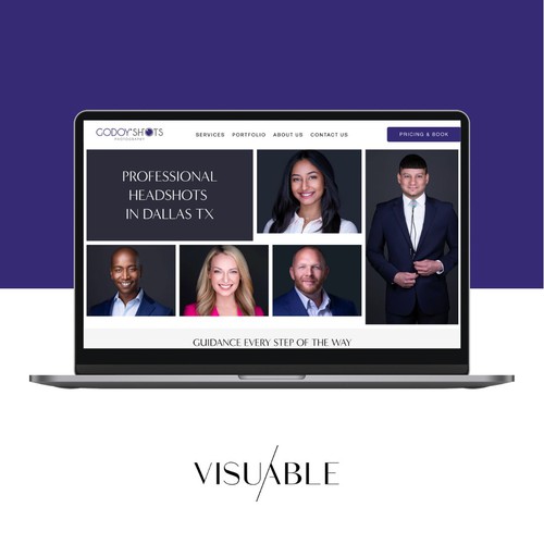 Squarespace Website for a Professional Headshot Photographer