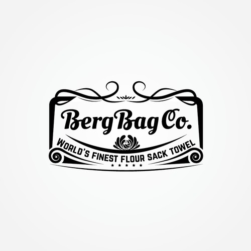 Berg Bag Flour Sack Towel Logo