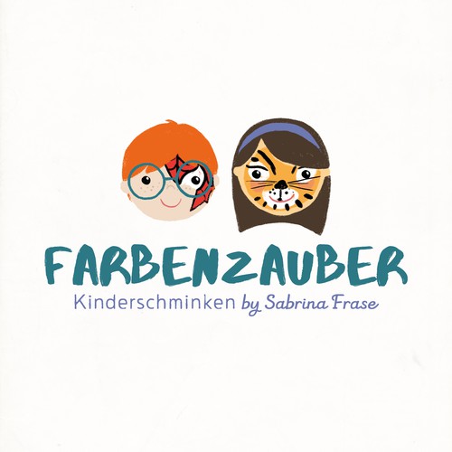 Logo für eine Face Painting Künstlerin