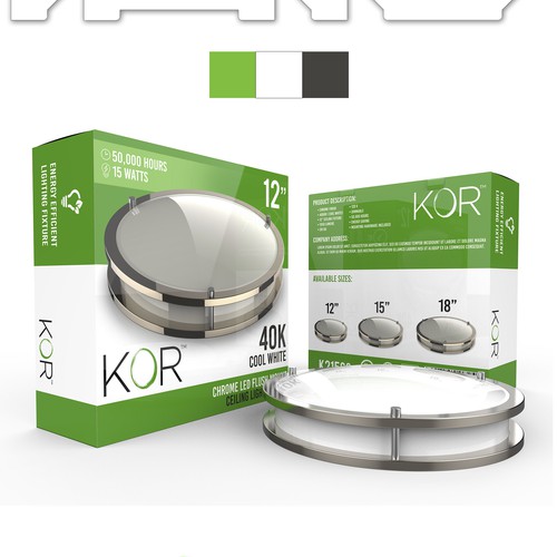 Packaging Design for Lighting Product