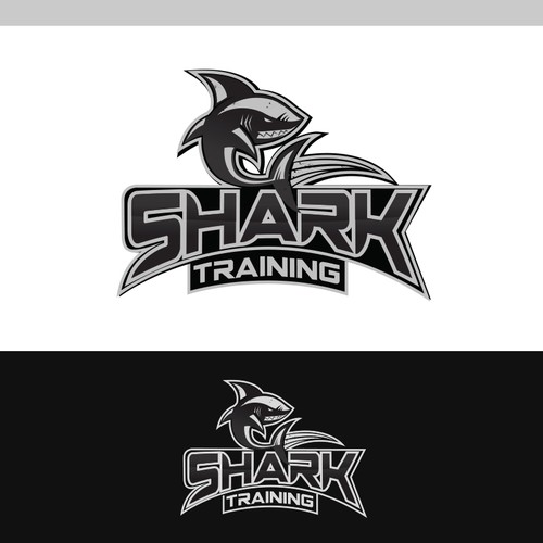 NEEDS a logo that demonstrates speed and strength for Shark Training