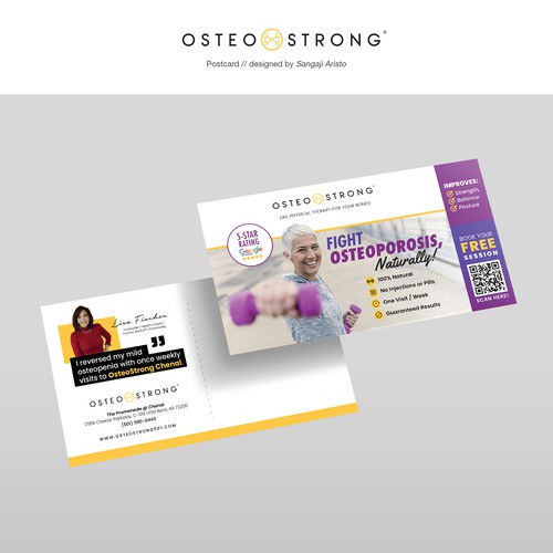 Postcard - OSTEO STRONG