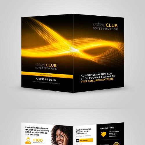 A corporate brochure for a membership club / Brochure professionnelle pour un club