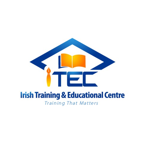 Create a modern bold logo for an educational company
