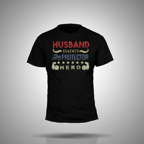 Typography Shirt Design for Father's Day
