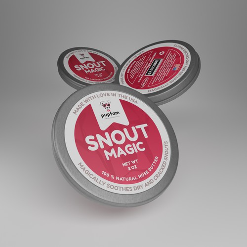 Snout Magic - Product label design