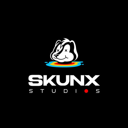 logo for a YouTube studio - Skunx studios