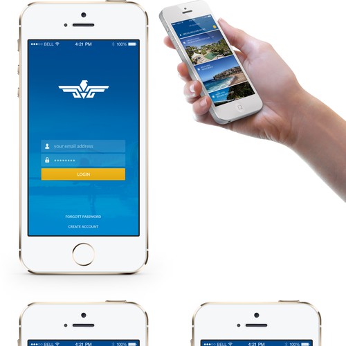 Uber/Cab style booking app for aviation