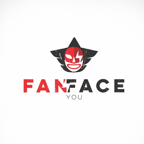 perfect & remarkable looking logo for my company, which is called - "FanFace4You"