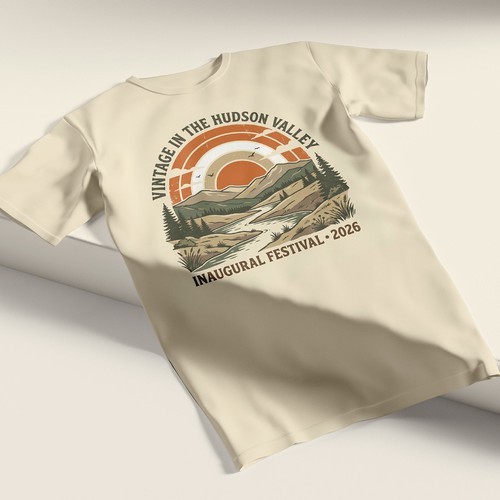 Vintage Festival T-Shirt Design | Hudson Valley 2026