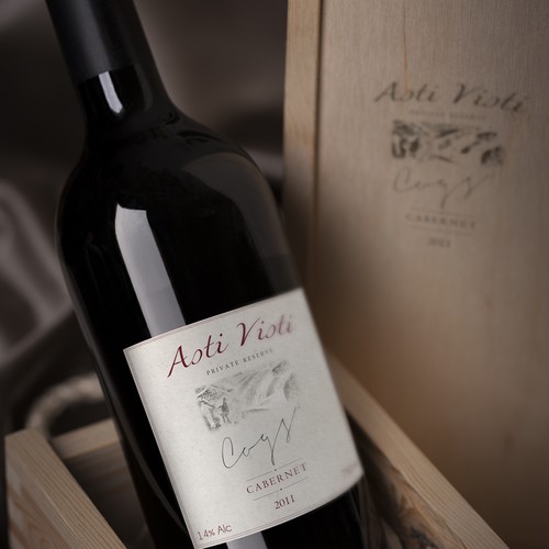 product label for Cog's Asti Visti Wine