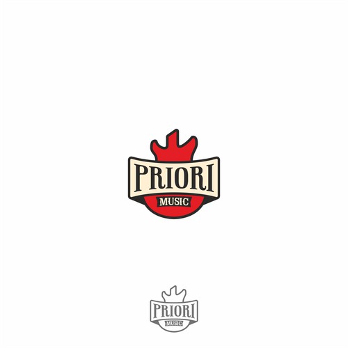 Logo concept for Priori Music