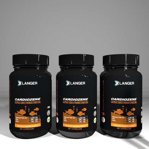 langer label for fish oil