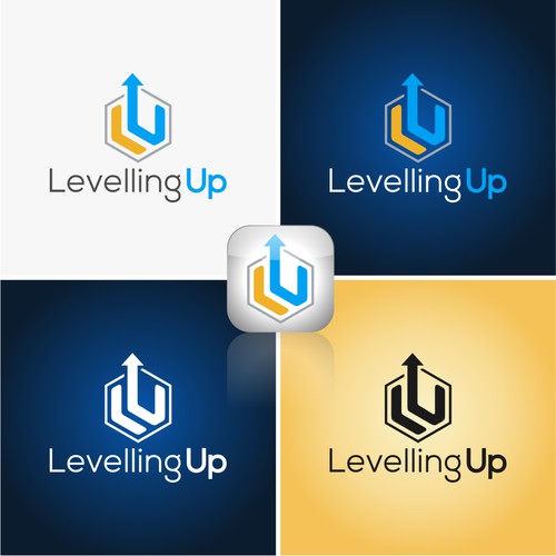 Logo concept for "Levelling Up"