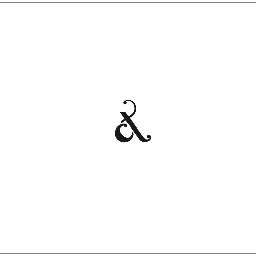 Monogram logo for a clothing brand
