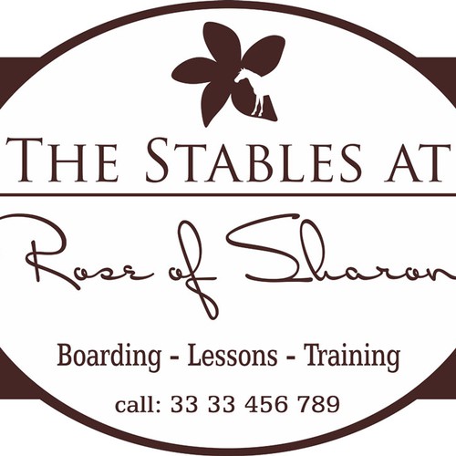 Create the next signage for The Stables at Rose of Sharon