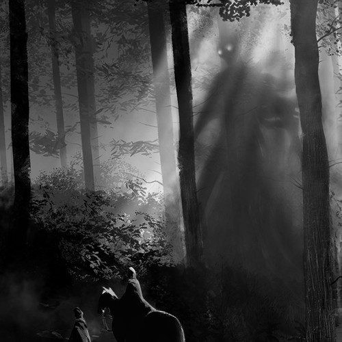 Super Creepy Illustration for a Horror Novel