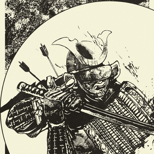 Battlefield devil - Samurai Illustration 