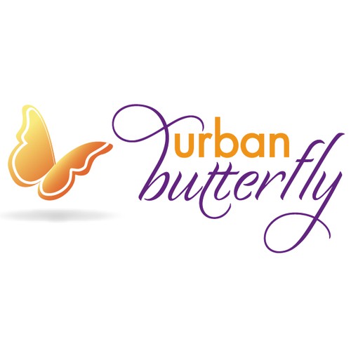 Create the next logo for urban butterfly