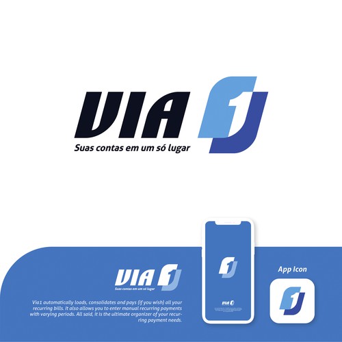 VIA 1 Logo Design