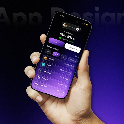🚀 Modern Crypto App UI
