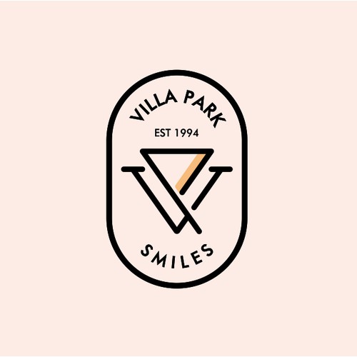 Villa Park Smiles | Orthodontics | Teeth | Tooth | Dentist | Dental | Logomark | Dentistry | Retro | Monogram Logo