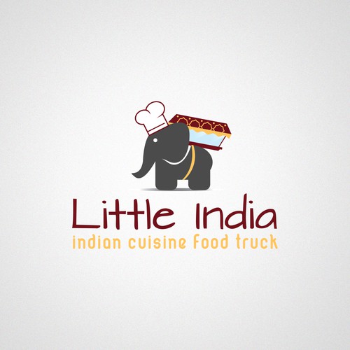 Create a winning logo for our Little India Food Truck