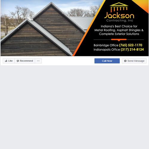Specialty roofing company needs a fresh new Facebook Cover!