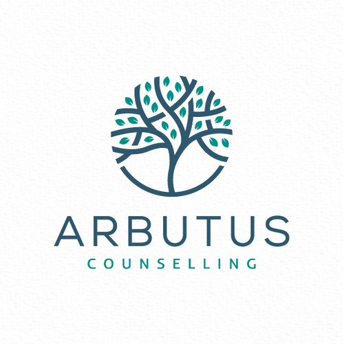Elegant Arbutus Tree Logo