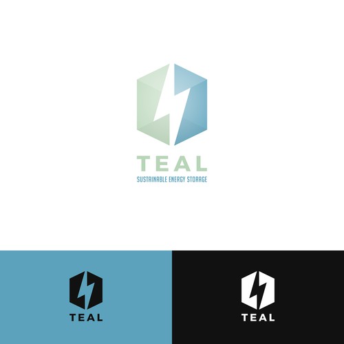 Teal Energy Cube Logo