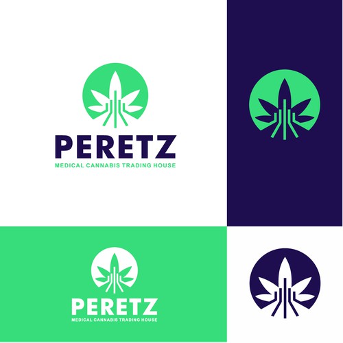 Logo for PERETZ-Medical cannabis trading house