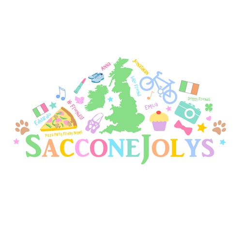 Colourful SacconeJoly design