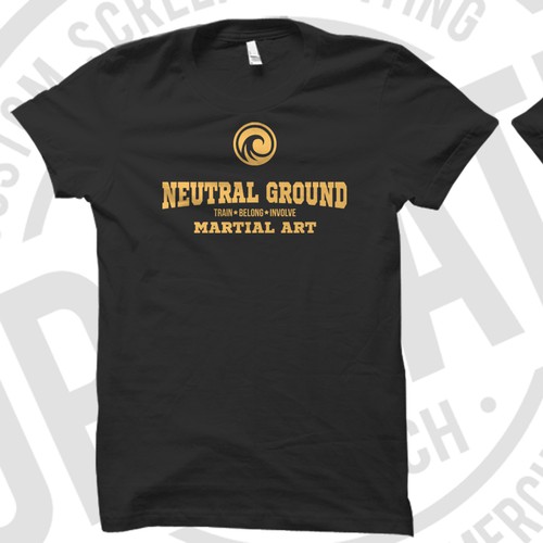 T-Shirt Design Concept for Neutral Ground Martial Art