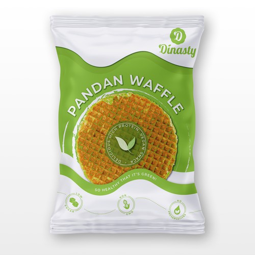 Pandan Waffle Packaging