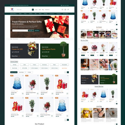 E-commerce website UI UX Design
