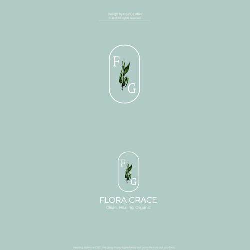 Fresh logo concept for the organic skincare brand. This idea didn't make the cut but I still love it :)