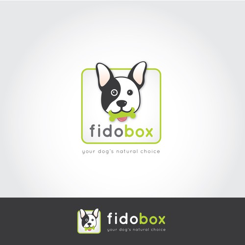 Logo for dog treat subscription box: FidoBox