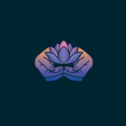 Hand and lotus