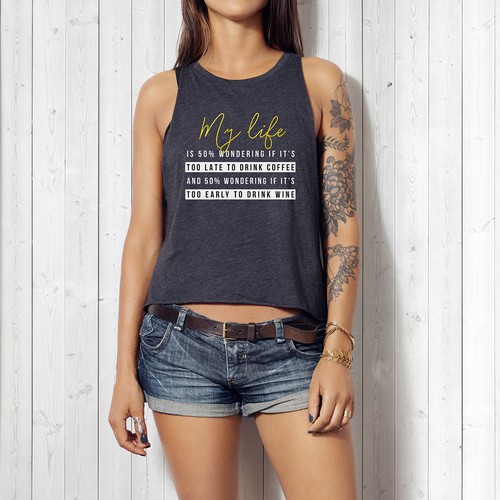 Top tank quote design