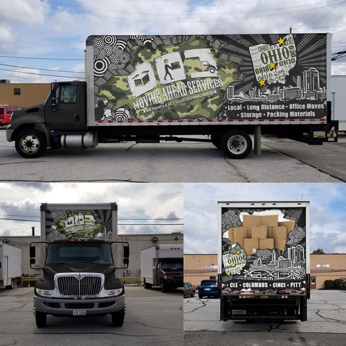 MOVING AHEAD SERVICES wrap design