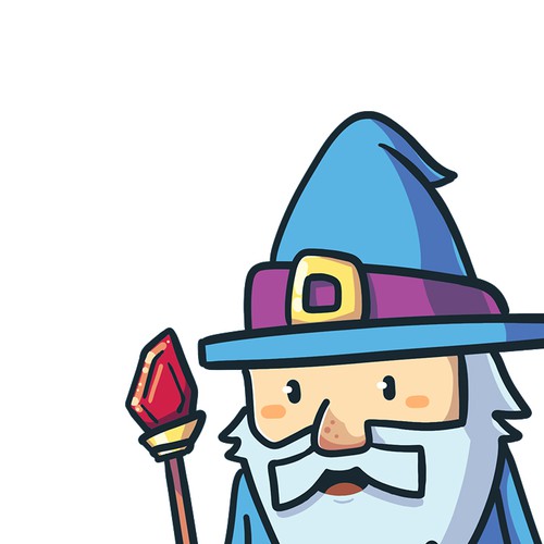 Wizard Character Mascot Design