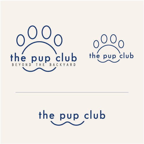 Logo variations for an indoor dog park