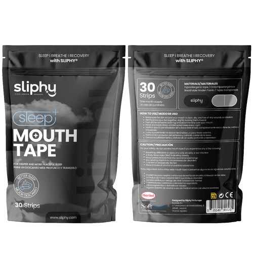Mouth Tape Packet Design