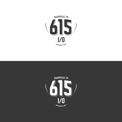 Create a logo for 615 I/0, a Nashville Software Dev Shop