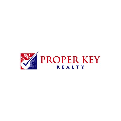 Proper Key Realty Logo Design