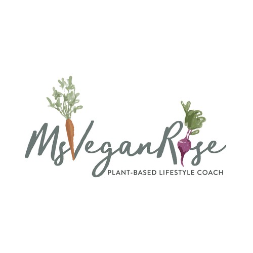 Organic logo for an organic lifestyle coach