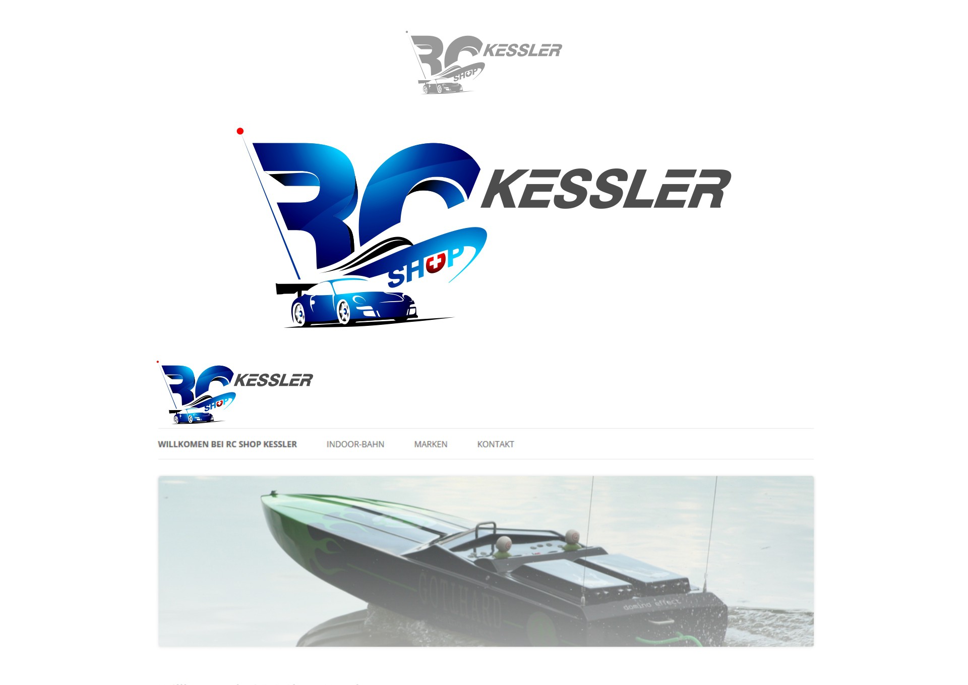 Make a logo for a RC Hobby Shop, without Flames!