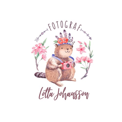 Logo concept for baby photographer