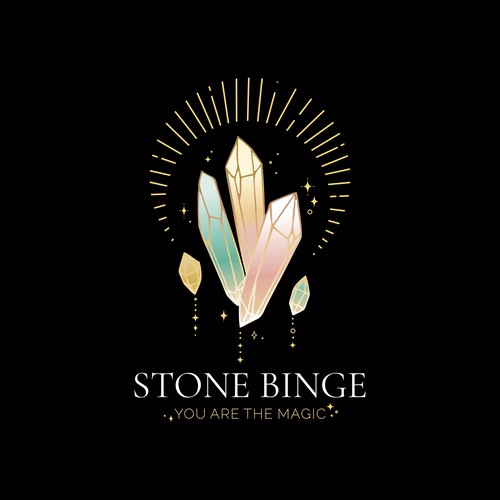 Stone jewelry logo design