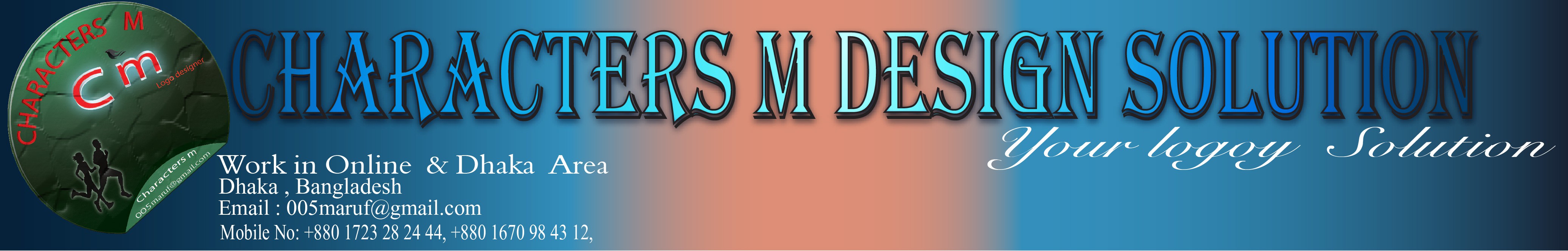 99Designs banner for @character